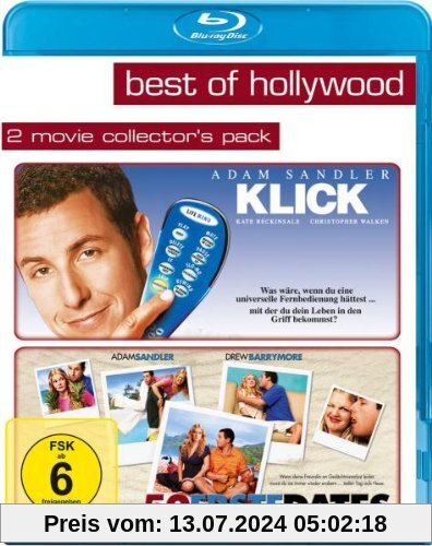 Best of Hollywood - 2 Movie Collector's Pack 15 (Klick / 50 Erste Dates) [Blu-ray] von Adam Sandler