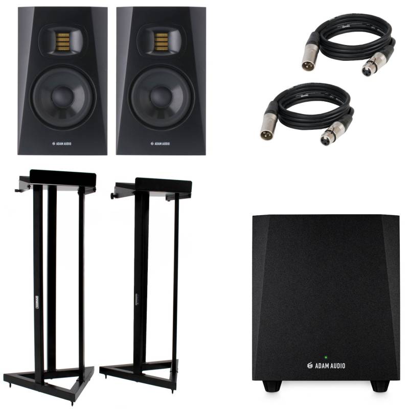 Adam T5V set + T10S Active Full-Range Studio Monitor Pack von Adam