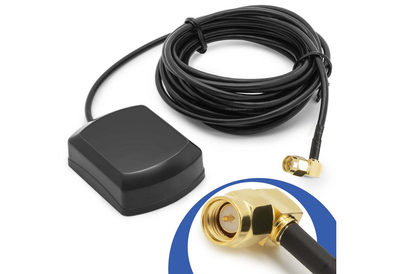 Adapter Universe 3m GPS Navi Antennen Kabel Auto Radio SMA Magnet KFZ PKW Autoradio-Scheibenantenne von Adapter Universe