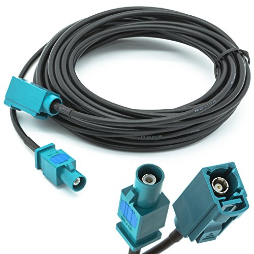 Adapter Universe 5m Verlängerung FAKRA Stecker auf FAKRA Buchse Antennen Adapter RG 174 Typ Z Kabel passend für Universal GPS- Antennen von Adapter Universe