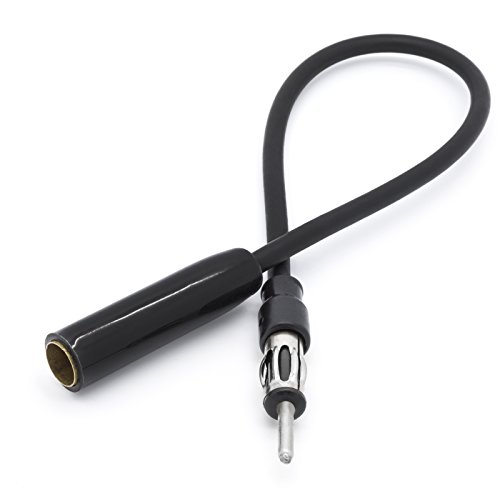 Adapter Universe Auto Antennen Verlängerung 30 cm Kabel DIN ISO Buchse auf Stecker KFZ Radio Adapter passend für Universal von Adapter Universe