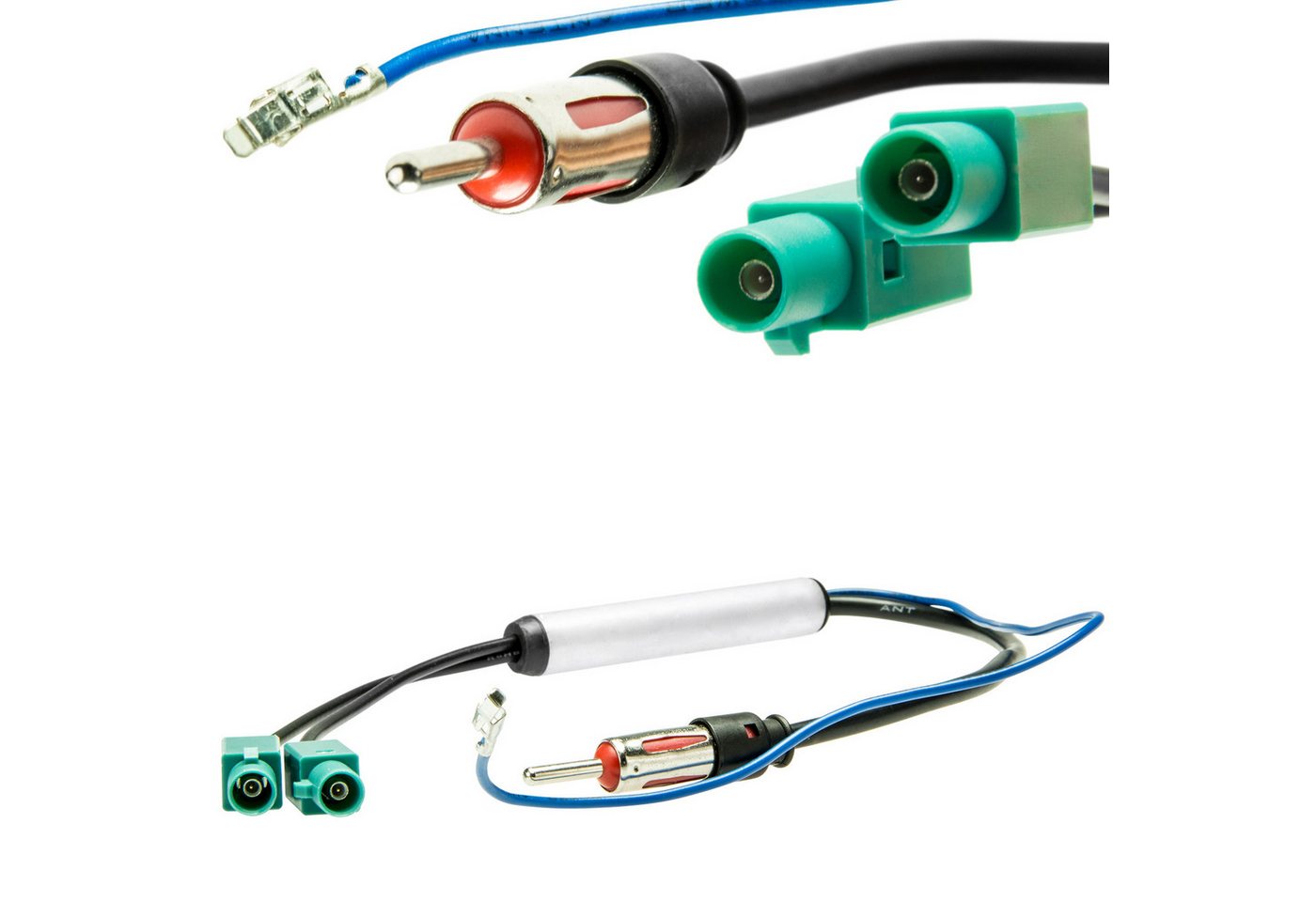 Adapter Universe Auto Radio Antennenadapter 2x Fakra Phantomeinspeisung DIN Anschluss Stabantenne Adapter Universe Auto Radio Antennenadapter 2x Fakra Phantomeinspeisung DIN Anschluss Stabantenne von Adapter Universe