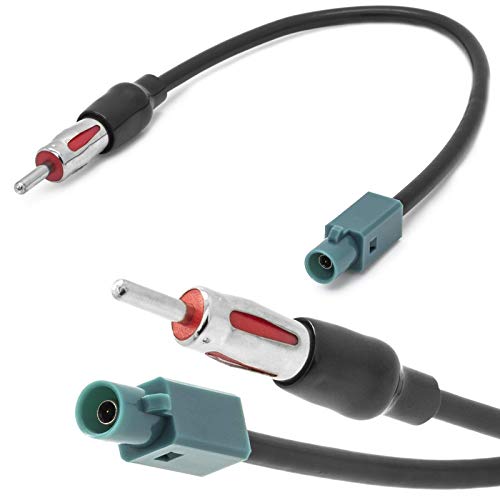 Auto Radio Antennen Adapter Kabel FAKRA Z (m) auf DIN ISO Kompatibel mit BMW 5er E39 E61 E60 von Adapter Universe