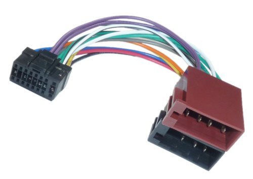 DIN ISO Auto Radio Adapter Kabel Stecker kompatibel mit Alpine CDA CDE RM R RB E RI CDM FLEX von Adapter Universe
