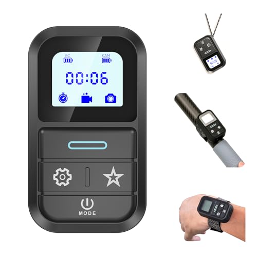 Adaptom Fernbedienung für GoPro, Smart Wireless Controller Vollständig kompatibel mit für Go Pro Hero 12 11 10 9 8 Schwarz Kamera-Zubehör Adaptom Fernbedienung für GoPro, Smart Wireless Controller Vollständig kompatibel mit für Go Pro Hero 12 11 10 9 8 Schwarz Kamera-Zubehör von Adaptom