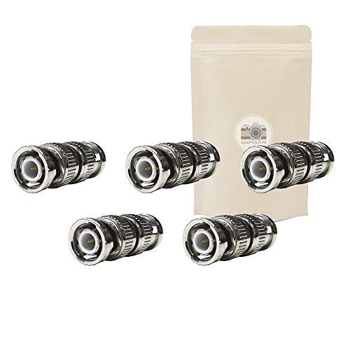 5X BNC-Stecker-Stecker-Koppler Video-S-Video-Anschlusswiderstand von 50 Ohm von Adaptout