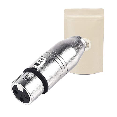 Adapterbuchse 3,5mm weiblich bis XLR weibliche Audio-Anschluss Jack Mini-Jack Minijack 3-Pin-Pins Wales-Kopfhörer Gitarre-Amp-Amp-Mikrofon-Kopfhörer - Adaptive französische Marke Adapterbuchse 3,5mm weiblich bis XLR weibliche Audio-Anschluss Jack Mini-Jack Minijack 3-Pin-Pins Wales-Kopfhörer Gitarre-Amp-Amp-Mikrofon-Kopfhörer - Adaptive französische Marke von Adaptout