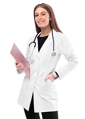 Adar Schrubb-Laborkittel - Damen Laborkittel für Ärzte & Wissenschaftler - 811 - White - 5X von Adar Uniforms