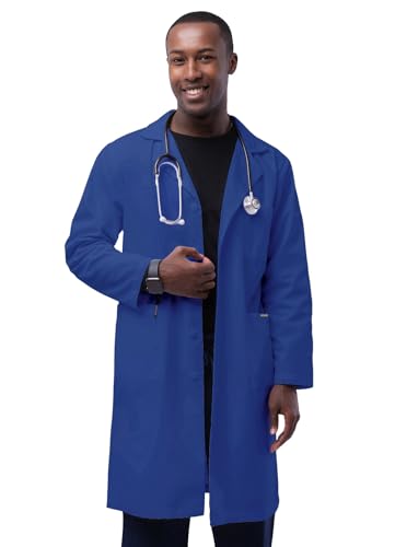 Adar Universal Unisex Laborkittel - Klassischer 99 cm Labormantel - 803 - Royal Blue - 34 Adar Universal Unisex Laborkittel - Klassischer 99 cm Labormantel - 803 - Royal Blue - 34 von Adar Uniforms
