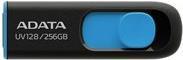 ADATA UV128 USB-Stick 256 GB USB Typ-A 3.2 Gen 1 (3.1 Gen 1) Schwarz - Blau (AUV128-256G-RBE) von Adata