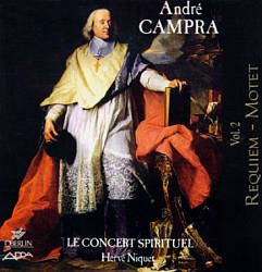 André Campra : Volume 2 : Requiem et Motets CD André Campra : Volume 2 : Requiem et Motets CD von Adda