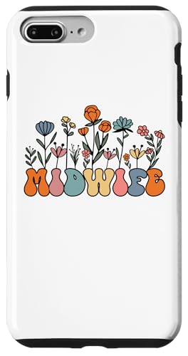 Hebamme Wildblumen, Vintage Retro Floral Doula Hülle für iPhone 7 Plus/8 Plus Hebamme Wildblumen, Vintage Retro Floral Doula Hülle für iPhone 7 Plus/8 Plus von Addictive Designs Medical Merch