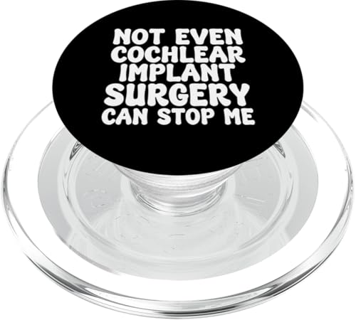 Lustige Cochlea-Implantatchirurgie, Cochlea-Operation Erholung PopSockets PopGrip für MagSafe Lustige Cochlea-Implantatchirurgie, Cochlea-Operation Erholung PopSockets PopGrip für MagSafe von Addictive Designs Medical Merch