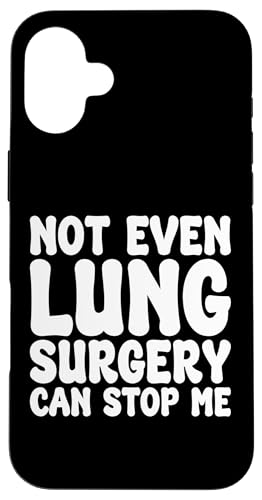 Lustige Lungenoperation, Erholung der Lungenoperation Hülle für iPhone 16 Plus Lustige Lungenoperation, Erholung der Lungenoperation Hülle für iPhone 16 Plus von Addictive Designs Medical Merch