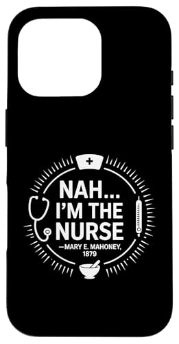 Nein, ich bin die Krankenschwester - Mary E. Mahoney 1879 - Erste schwarze Krankenschwester Hülle für iPhone 16 Pro Nein, ich bin die Krankenschwester - Mary E. Mahoney 1879 - Erste schwarze Krankenschwester Hülle für iPhone 16 Pro von Addictive Designs Medical Merch
