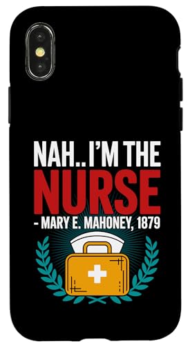 Nein, ich bin die Krankenschwester - Mary E. Mahoney 1879 - Erste schwarze Krankenschwester Hülle für iPhone X/XS Nein, ich bin die Krankenschwester - Mary E. Mahoney 1879 - Erste schwarze Krankenschwester Hülle für iPhone X/XS von Addictive Designs Medical Merch