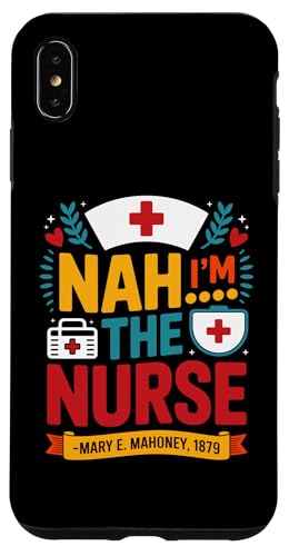 Nein, ich bin die Krankenschwester - Mary E. Mahoney 1879 - Erste schwarze Krankenschwester Hülle für iPhone XS Max Nein, ich bin die Krankenschwester - Mary E. Mahoney 1879 - Erste schwarze Krankenschwester Hülle für iPhone XS Max von Addictive Designs Medical Merch