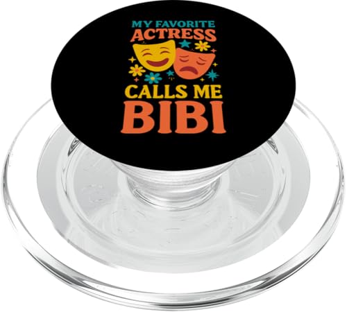 Meine Lieblingsschauspielerin nennt mich Bibi Funny Theater Bibi PopSockets PopGrip für MagSafe Meine Lieblingsschauspielerin nennt mich Bibi Funny Theater Bibi PopSockets PopGrip für MagSafe von Addictive Designs Theater Merch
