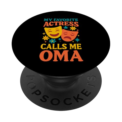 Meine Lieblingsschauspielerin nennt mich Oma Funny Theater Oma PopSockets Klebender PopGrip Meine Lieblingsschauspielerin nennt mich Oma Funny Theater Oma PopSockets Klebender PopGrip von Addictive Designs Theater Merch