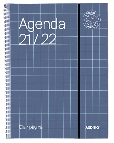 Additio A141-DP Universal-Terminkalender, Tagesplaner, Amb, Avaluació i Planificació Diària, Blau Fosc (Català) von Additio