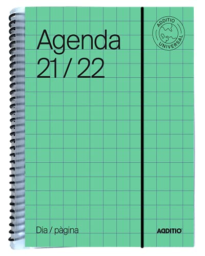 Additio A141-DP Universal-Terminkalender, Tagesplaner, Amb, Avaluació i Planificació Diària, Grün (Katala) von Additio