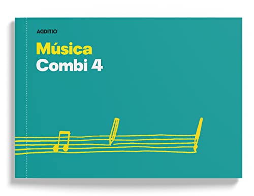 Additio Combi Notenheft mit 4 Notenblättern, 20 mm, Grün von Additio