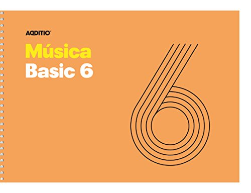 Additio M06 Notizbuch, Musik, Basic 6, Orange von Additio