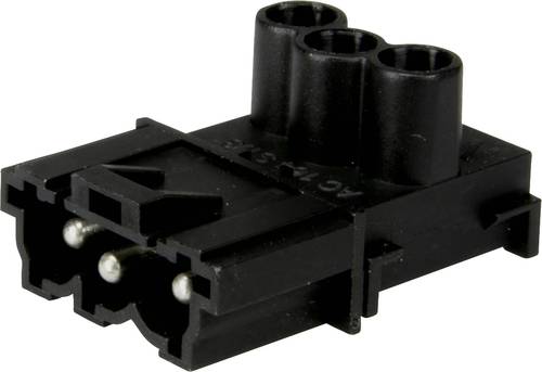 Adels-Contact 12714 Netz-Steckverbinder Stecker, gerade Gesamtpolzahl: 3 + PE 16A Schwarz 200St. von Adels-Contact