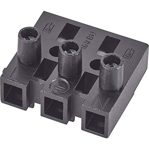 Anschlussklemme Adels-Contact 160 BU/3 DSS 11780 flexibel: -2,5 mm² starr: -2,5 mm². Anzahl der Pole (Nummer): 3 schwarz, 1 Stück von Adels-Contact