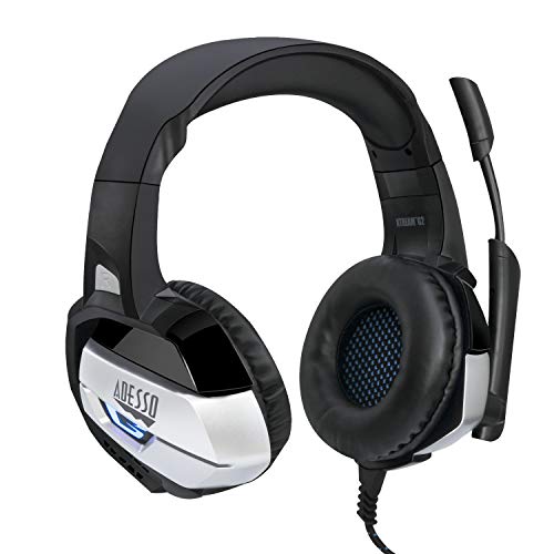Adesso Xtream G2 Gaming-Kopfhörer mit Mikrofon mit Geräuschunterdrückung und LED-Beleuchtung für PC, PS4, Xbox, Nintendo Switch und Laptops Adesso Xtream G2 Gaming-Kopfhörer mit Mikrofon mit Geräuschunterdrückung und LED-Beleuchtung für PC, PS4, Xbox, Nintendo Switch und Laptops von Adesso