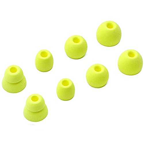 Adhiper 4 Paar Powerbeats Pro silikon eartips,Ohrstöpsel Ersatz für Powerbeats Pro Headphones Earplugs(Yuzugelb) von Adhiper