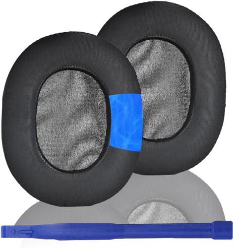 Adhiper XM5 Ersatz-Ohrpolster für Sony WH-1000XM5 (WH1000XM5) Geräuschunterdrückungs-Kopfhörer, verbesserte Kühlgel-Ohrpolster mit weichem Memory-Schaum, XM5-Ohrpolster Ersatz (schwarz) von Adhiper