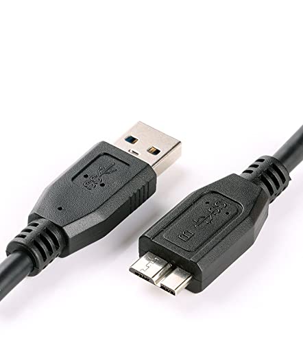 Adhiper Ersatz USB A 3.0 auf Micro 3.0 Kabel UC-E14 Data SYNC Micro Transferkabel Kompatibel mit Nikon D800 D800E D810 D810A & Canon 5Ds 5Ds R & 7D Mark II (1,2 m/Schwarz) von Adhiper