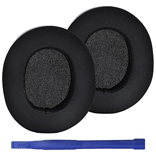 Adhiper Kühlgel Ersatz-Ohrpolster für SteelSeries Arctis 1/3/5/Arctis 7/7+/7P/7P+/7X/7X+/9/9X/Pro/Prime Kopfhörer, Ohrkissen mit Eisseidenstoff (Schwarz) von Adhiper
