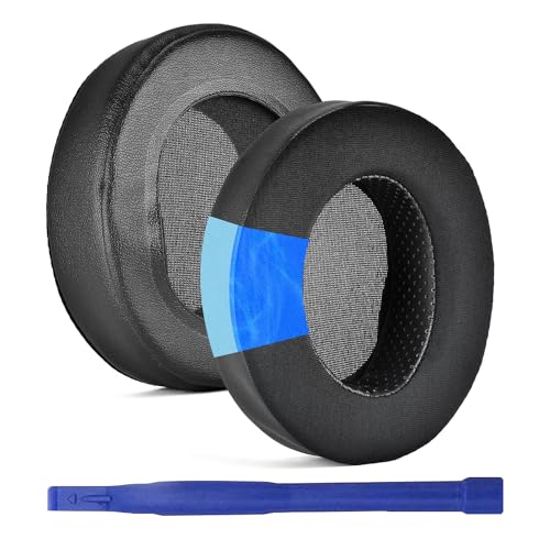 Adhiper Ersatz-Ohrpolster kompatibel mit Audio-Technica ATH M50X / M40X / M30X Steelseries Arctis 5/7/9/Pro Cloud 2/Flight/Stinger Stealth 420X/500 Sony MDR-7506/V6/V7 Kopfhörer(Schwarz/Gel) Adhiper Ersatz-Ohrpolster kompatibel mit Audio-Technica ATH M50X / M40X / M30X Steelseries Arctis 5/7/9/Pro Cloud 2/Flight/Stinger Stealth 420X/500 Sony MDR-7506/V6/V7 Kopfhörer(Schwarz/Gel) von Adhiper