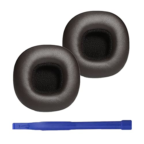 Adhiper MID ANC Protein-Leder-Ohrpolster Noise Cancelling Pads Kopfhörer-Ohrenschützer Ersatzteile kompatibel mit Marshall MID ANC Bluetooth-Kopfhörern (Braun) von Adhiper