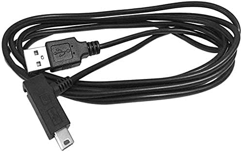 Adhiper Mini USB Kabel passend kompatibel mit Blue Snowball Ice USB Mikrofon und Blue Yeti USB Mikrofon (2m/Schwarz) von Adhiper