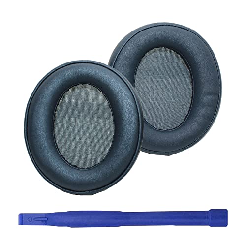 Adhiper Q35/Q30 Ohrpolster Kompatibel mit Anker Soundcore Life Q35/Q30 Kopfhörer,Protein-Leder Noise Cancelling Earpads,Ersatzteile Kopfhörer Earmuff Pads(Mitternachtsblau) von Adhiper