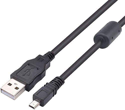 Adhiper UC-E6 USB-Kabel, Ersatz-Kamera UC-E16 UC-E17, Transferkabel, kompatibel mit Nikon DSLR D750, D5300, D7200, D3200, Coolpix L340, L32, A10, P520 (1.5m/Schwarz) von Adhiper