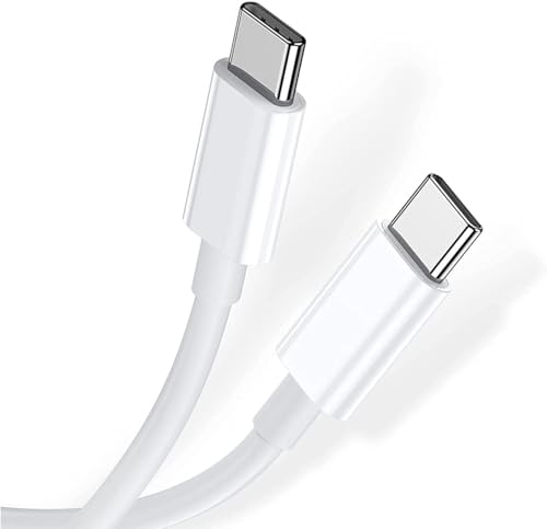 Adhiper USB-C auf USB-C Kabel 60W 20V/3A Schnellladekabel USB C zu USB C kompatibel mit Huawei MateBook 13/14,Huawei MateBook X,Huawei MateBook E,Huawei Mate X2,Mate40E usw.(2m/Weiß) von Adhiper