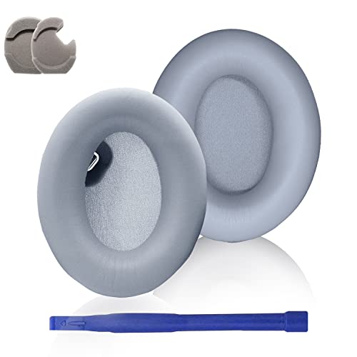 Adhiper WH-1000XM4 Ohrpolster, Kompatibel mit Sony WH-1000XM4 kabellose Kopfhörer Ohrpolster, Headset Ohrpolster Ersatzteile, Ohrmuscheln, Reparaturteile (Grau) von Adhiper