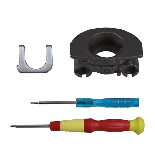 Adhiper WH-1000XM4 Scharnier-Drehgelenke + U-förmiges Metallscharnier-Schloss, Ersatz für Sony WH-1000XM4 Kopfhörer, Ersatzteile, Zubehör, Scharnierdrehungen (schwarz, links) von Adhiper
