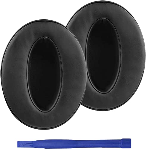 HD4.50BT Ersatz-Ohrpolster Quite-Comfort Protein-Leder, Ohrpolster für Sennheiser HD4.50BT, HD4.50BTNC, HD4.40BT, HD450BT HD430 HD440 HD350BT HD400S HD458BT HD300 Kopfhörer (schwarz) von Adhiper