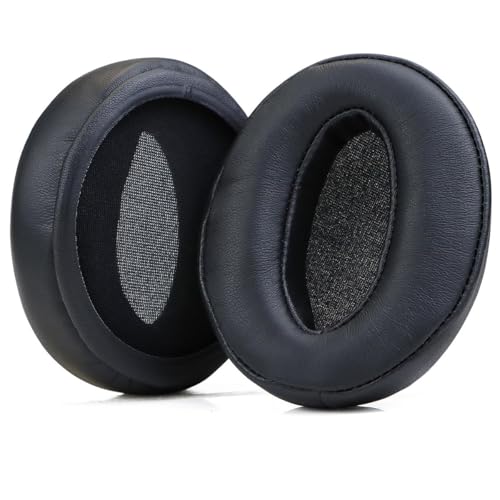 HD450 Ersatz Ersatzpolster Ohrpolster für Sennheiser HD4.50, HD4.50BT, HD 4.50BTNC, HD4.50SE, HD4.40BT, HD4.30G, HD4.20S, HD458BT, HD450, HD 450BT, HD400S, HD350BT,HD300 Kopfhörer (Schwarz) von Adhiper