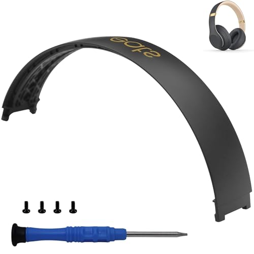 Studio 3 Kopfband, Ersatz-Kopfband, Ersatz-Kopfband, Ersatz-Kopfband, Ersatz-Kopfband, Reparaturset, kompatibel mit Studio 3.0 A1914 Wireless Studio 2.0 Wireless Kopfhörern (Graugold) von Adhiper