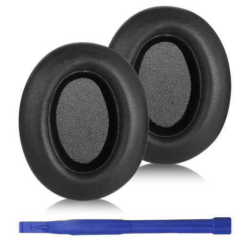 WH-XB910N Ersatz-Ohrpolster mit Netz und Schnalle, Geräuschunterdrückung, Ohrpolster, Reparaturteile für Sony WH-XB910N kabelgebundene und kabellose Kopfhörer (schwarz) von Adhiper