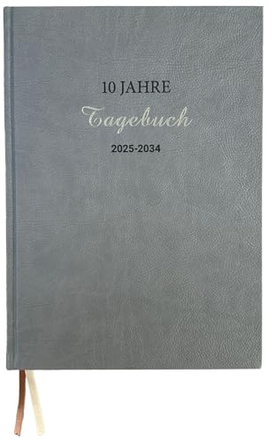2025 ADINA 10 Jahre-Tagebuch-Kalender 1 Seite = 10x 1 Tag pro Jahr, A4 von Adina