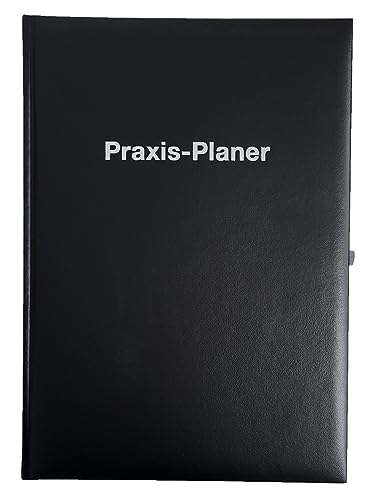 ADINA Praxisplaner A4 1 Tag auf 1 Seite (2025 schwarz) von Adina