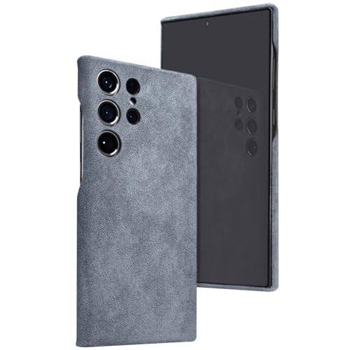 AdirMi Alcantara-Wildleder-Hülle für Samsung Galaxy S23 Ultra, Handgefertigte Wildlederhülle, Hochwertige, Schlanke Anti-Fingerabdruck-Anti-Kratz-Rückseite,Gray AdirMi Alcantara-Wildleder-Hülle für Samsung Galaxy S23 Ultra, Handgefertigte Wildlederhülle, Hochwertige, Schlanke Anti-Fingerabdruck-Anti-Kratz-Rückseite,Gray von AdirMi