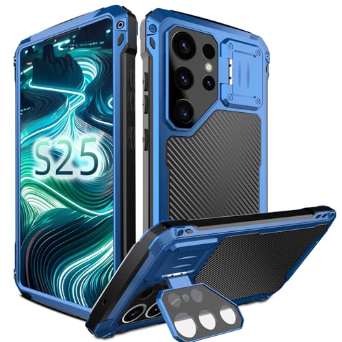AdirMi Schutzhülle für Samsung Galaxy S25 Ultra, militärische Qualität, strapazierfähig, stoßfest, mit Kameraschutz, Ständer, mit Loch für Umhängeband, Blau AdirMi Schutzhülle für Samsung Galaxy S25 Ultra, militärische Qualität, strapazierfähig, stoßfest, mit Kameraschutz, Ständer, mit Loch für Umhängeband, Blau von AdirMi